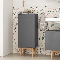 Mørteens Salle de bain Lindholm VII (4 éléments) - Partiellement en chêne massif - Gris -Meubles de salle de bain Soldes 2022 1000288177 210903 14510700026 MOOD DETAILS P000000001000288177 mood