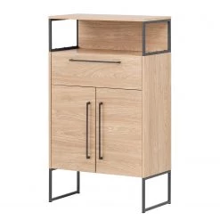 Schildmeyer Meuble bas Limone - Imitation chêne clair - Largeur : 65 cm