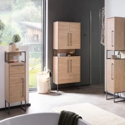 Schildmeyer Meuble bas Limone - Imitation chêne clair - Largeur : 30 cm -Meubles de salle de bain Soldes 2022 1000289481 210907 15234900030 MOOD DETAILS P000000001000289481 mood