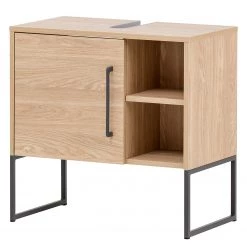 Schildmeyer Meuble sous lavabo Limone - Imitation chêne clair