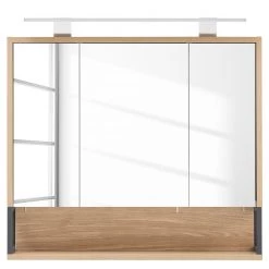 Schildmeyer Armoire de toilette Limone I - Éclairage inclus - Imitation chêne clair -Meubles de salle de bain Soldes 2022 1000289503 210907 15235000047 DETAILS P000000001000289503