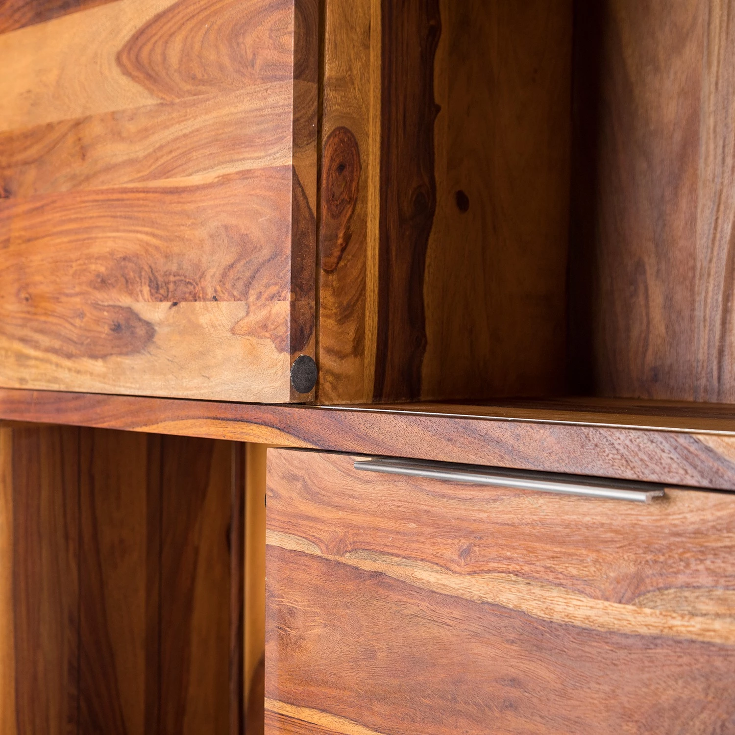 Ars Natura Colonne de salle de bain Trangle I - Sheesham massif 12 Ars Natura Colonne de salle de bain Trangle I - Sheesham massif – Image 10