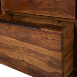 Ars Natura Meuble sous vasque Trangle II - Sheesham massif -Meubles de salle de bain Soldes 2022 1000292025 220902 036 DETAILS P000000001000292025