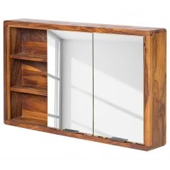 Ars Natura Armoire de toilette Trangle I - Sheesham massif -Meubles de salle de bain Soldes 2022 1000292026 220729 040 DETAILS P000000001000292026