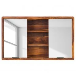 Ars Natura Armoire de toilette Trangle I - Sheesham massif -Meubles de salle de bain Soldes 2022 1000292026 220729 045 DETAILS P000000001000292026