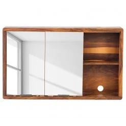 Ars Natura Armoire de toilette Trangle I - Sheesham massif -Meubles de salle de bain Soldes 2022 1000292026 220729 055 DETAILS P000000001000292026