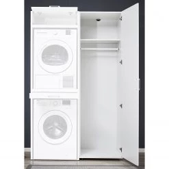 Loftscape Colonne de salle de bain Kielce - Blanc - Largeur : 60 cm -Meubles de salle de bain Soldes 2022 1000294431 211124 15074400050 DETAILS P000000001000294431