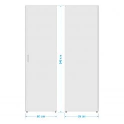 Loftscape Colonne de salle de bain Kielce - Blanc - Largeur : 60 cm -Meubles de salle de bain Soldes 2022 1000294431 211201 170631000547 SKETCH DETAILS P000000001000294431 sketch