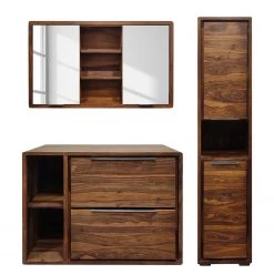 Ars Natura Salle de bain Trangle I (3 éléments) - Sheesham massif