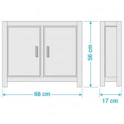 Ars Natura Salle de bain Ohio V (2 éléments) - Sheesham massif -Meubles de salle de bain Soldes 2022 1000294486 220914 501 SKETCH DETAILS P000000001000294486 sketch