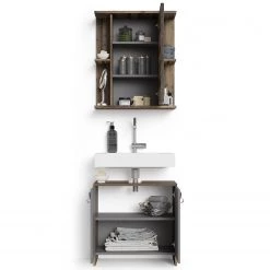 Loftscape Salle de bain Westerly I (2 éléments) - Anthracite -Meubles de salle de bain Soldes 2022 1000304206 211027 15050300185 DETAILS P000000001000304206