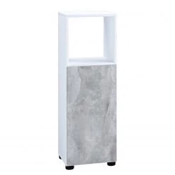 VCM Armoire de salle de bain Flandu - Imitation béton