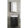 VCM Salle de bain Slito IV (2 éléments) - Avec éclairage intégré - Noir -Meubles de salle de bain Soldes 2022 1000304237 211108 08145900036 MOOD IMAGE P000000001000304237 mood