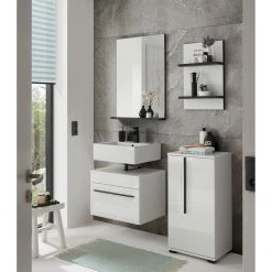 Roomscape Meuble sous vasque Farson - Blanc brillant -Meubles de salle de bain Soldes 2022 1000305900 211118 06511000049 MOOD DETAILS P000000001000305900 mood