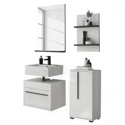 Roomscape Salle de bain Farson II (4 éléments) - Blanc brillant -Meubles de salle de bain Soldes 2022 1000305911 211109 12393100146 DETAILS P000000001000305911