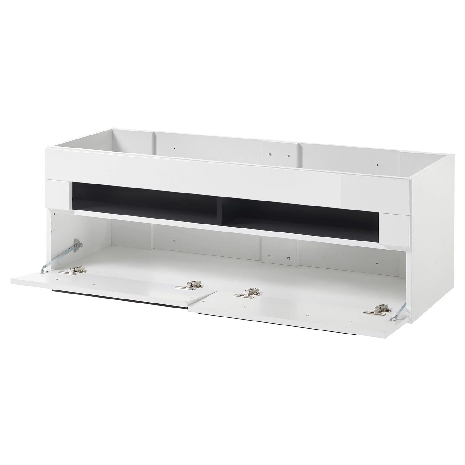 Roomscape Meuble avec vasque double Farson - Blanc brillant 8 Roomscape Meuble avec vasque double Farson - Blanc brillant – Image 6