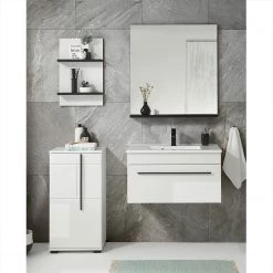 Roomscape Salle de bain Farson VIII (4 éléments) - Blanc brillant