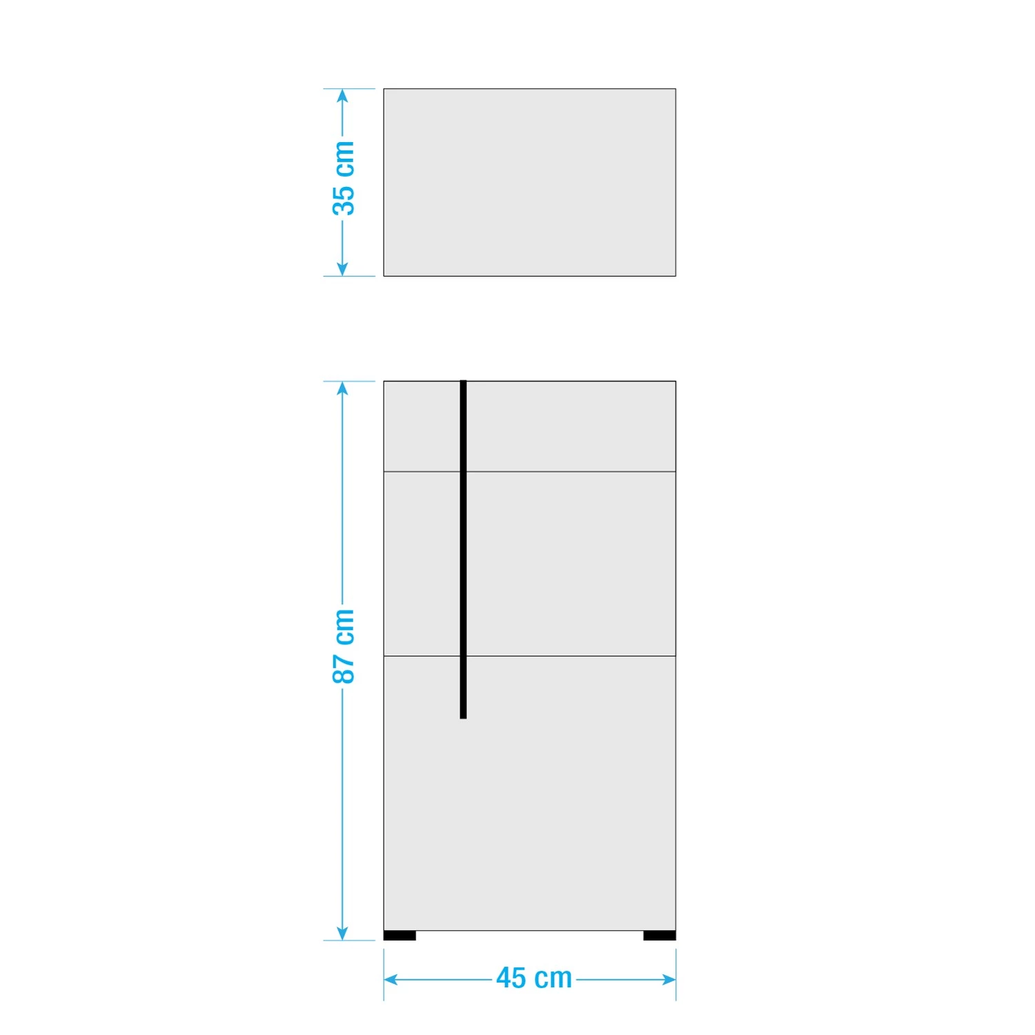 Roomscape Salle de bain Farson VI (4 éléments) - Blanc brillant 11 Roomscape Salle de bain Farson VI (4 éléments) - Blanc brillant – Image 9