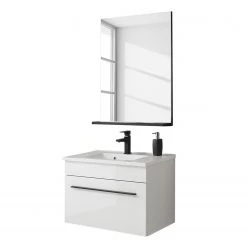 Roomscape Salle de bain Farson V (2 éléments) - Blanc brillant - Largeur : 60 cm -Meubles de salle de bain Soldes 2022 1000305927 211109 12393100145 DETAILS P000000001000305927