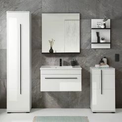 Roomscape Salle de bain Farson XI (5 éléments) - Blanc brillant