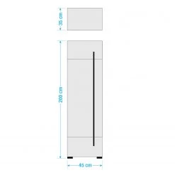 Roomscape Salle de bain Farson XIII (4 éléments) - Blanc brillant -Meubles de salle de bain Soldes 2022 1000305929 211109 12394100765 SKETCH DETAILS P000000001000305929 sketch