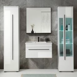 Roomscape Salle de bain Farson XIII (4 éléments) - Blanc brillant