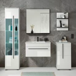 Roomscape Salle de bain Farson XII (5 éléments) - Blanc brillant