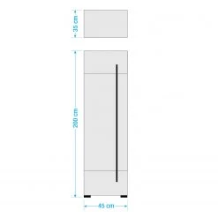 Roomscape Salle de bain Farson XIX (3 éléments) - Blanc brillant -Meubles de salle de bain Soldes 2022 1000305931 211109 12394200772 SKETCH DETAILS P000000001000305931 sketch