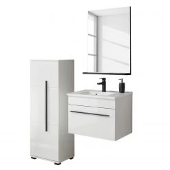 Roomscape Salle de bain Farson VII (3 éléments) - Blanc brillant -Meubles de salle de bain Soldes 2022 1000305933 211109 12393200152 DETAILS P000000001000305933