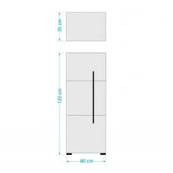 Roomscape Salle de bain Farson XVII (3 éléments) - Blanc brillant -Meubles de salle de bain Soldes 2022 1000305934 211109 12394200776 SKETCH DETAILS P000000001000305934 sketch