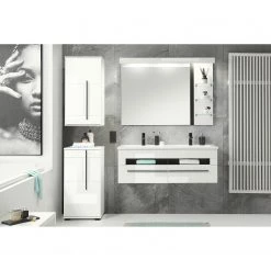 Roomscape Salle de bain Farson XVI (4 éléments) - Blanc brillant -Meubles de salle de bain Soldes 2022 1000305937 211109 12393500211 MOOD DETAILS P000000001000305937 mood