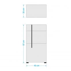 Roomscape Salle de bain Farson XVI (4 éléments) - Blanc brillant -Meubles de salle de bain Soldes 2022 1000305937 211109 12394200784 SKETCH DETAILS P000000001000305937 sketch