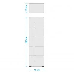 Roomscape Salle de bain Farson XXI (4 éléments) - Blanc brillant -Meubles de salle de bain Soldes 2022 1000305939 211109 12394200788 SKETCH DETAILS P000000001000305939 sketch
