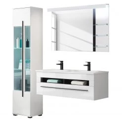 Roomscape Salle de bain Farson XX (3 éléments) - Blanc brillant -Meubles de salle de bain Soldes 2022 1000305942 211109 12393600246 DETAILS P000000001000305942