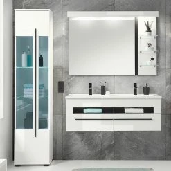 Roomscape Salle de bain Farson XX (3 éléments) - Blanc brillant