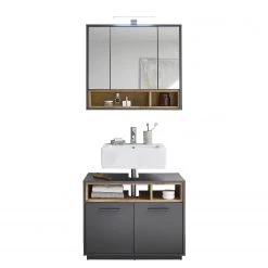 Giessbach Salle de bain Guardo IV (2 éléments) - Avec éclairage intégré - Graphite -Meubles de salle de bain Soldes 2022 1000311853 220126 1002110030 DETAILS P000000001000311853