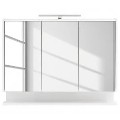 Schildmeyer Armoire de toilette Flag II - Éclairage intégré - Blanc - Largeur : 94 cm -Meubles de salle de bain Soldes 2022 1000317370 211228 134439000033 DETAILS P000000001000317370