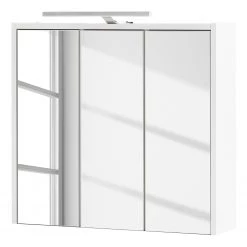 Schildmeyer Armoire de toilette Flag I - Éclairage intégré - Blanc - Largeur : 65 cm