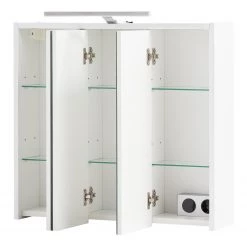 Schildmeyer Armoire de toilette Flag I - Éclairage intégré - Blanc - Largeur : 65 cm -Meubles de salle de bain Soldes 2022 1000317392 211228 13444100054 DETAILS P000000001000317392