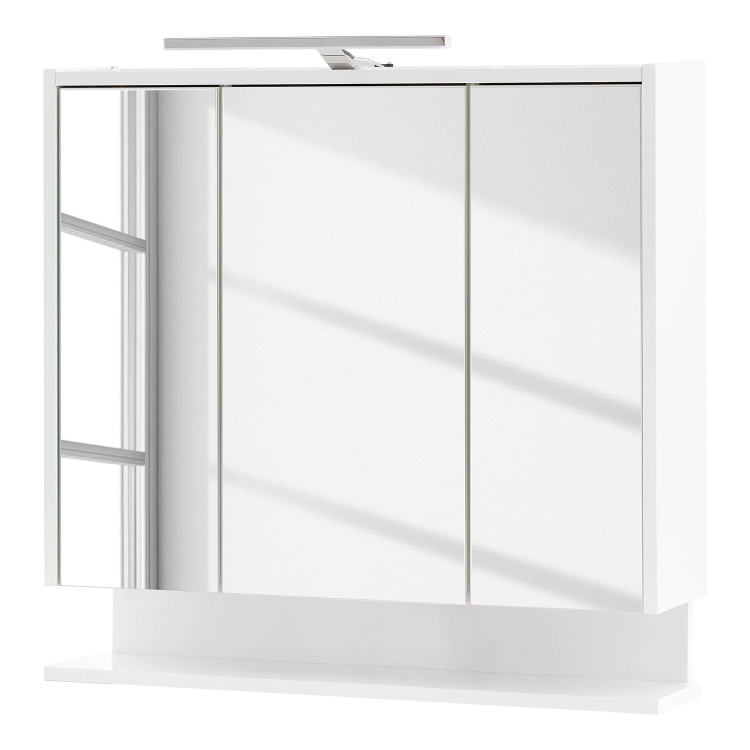 Schildmeyer Armoire de toilette Flag II - Éclairage intégré - Blanc - Largeur : 75 cm 3 Schildmeyer Armoire de toilette Flag II - Éclairage intégré - Blanc - Largeur : 75 cm