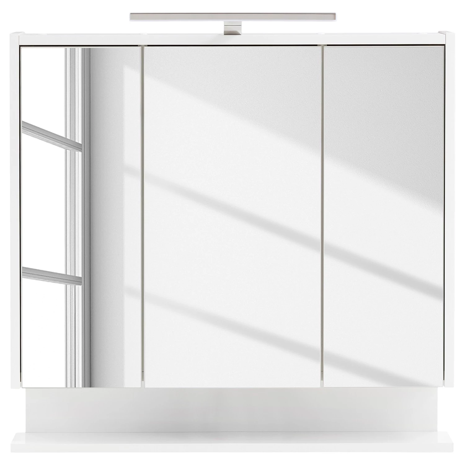 Schildmeyer Armoire de toilette Flag II - Éclairage intégré - Blanc - Largeur : 75 cm 5 Schildmeyer Armoire de toilette Flag II - Éclairage intégré - Blanc - Largeur : 75 cm – Image 3
