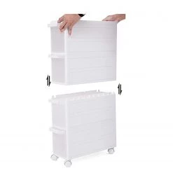 Loftscape Étagère de salle de bain Mansura II - Matière plastique - Blanc -Meubles de salle de bain Soldes 2022 1000329439 220203 151715000040 DETAILS P000000001000329439