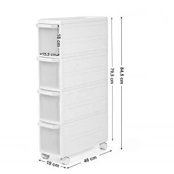 Loftscape Étagère de salle de bain Mansura II - Matière plastique - Blanc -Meubles de salle de bain Soldes 2022 1000329439 220203 151718000500 SKETCH DETAILS P000000001000329439 sketch