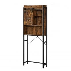 Red Living Étagère pour lave-linge Jamban II - Fer - Marron vintage / Noir -Meubles de salle de bain Soldes 2022 1000329446 220203 15172500030 DETAILS P000000001000329446