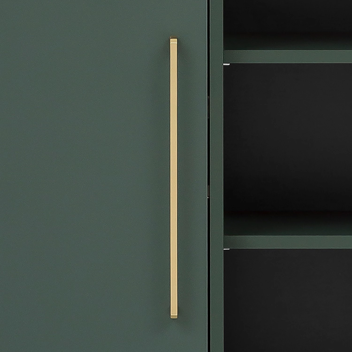 Schildmeyer Armoire midi Kent - Vert forêt / Doré 9 Schildmeyer Armoire midi Kent - Vert forêt / Doré – Image 7