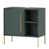 Schildmeyer Meuble sous lavabo Kent - Vert forêt / Doré -Meubles de salle de bain Soldes 2022 1000334284 220218 010 IMAGE P000000001000334284