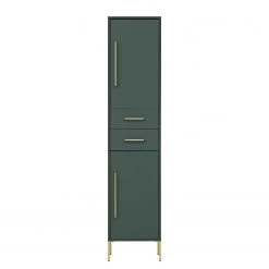 Schildmeyer Colonne de salle de bain Kent I - Vert forêt / Doré -Meubles de salle de bain Soldes 2022 1000334285 220218 040 DETAILS P000000001000334285