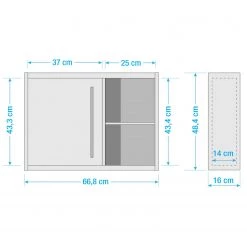 Schildmeyer Meuble haut Kent - Vert forêt / Doré -Meubles de salle de bain Soldes 2022 1000334286 220302 500 SKETCH DETAILS P000000001000334286 sketch