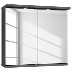 Loftscape Armoire de toilette Brodda - Avec éclairage - Anthracite -Meubles de salle de bain Soldes 2022 1000339927 220310 031 DETAILS P000000001000339927