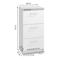 Loftscape Armoire basse Brodda - Anthracite -Meubles de salle de bain Soldes 2022 1000339933 220310 500 SKETCH DETAILS P000000001000339933 sketch